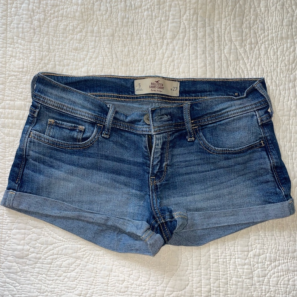 Denim shorts